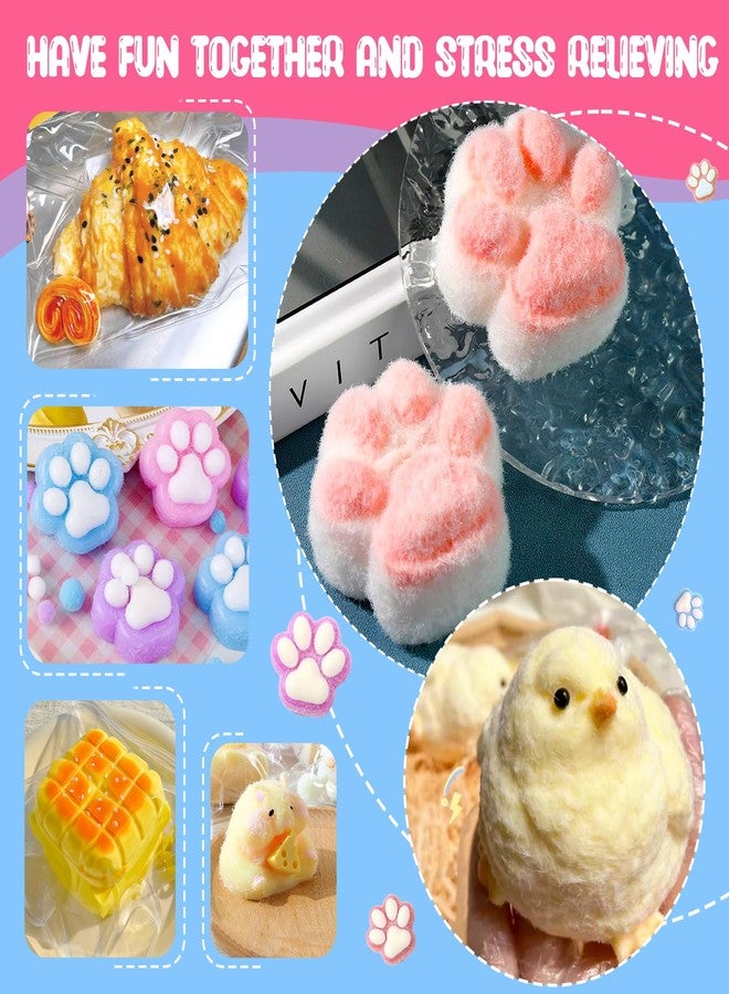 Limino Liquid Silicone for Taba Squishy Kit - 18oz 1:1 AB Ratio Mixed Super Soft Silicone Rubber for Squishy Maker, Perfect DIY Stress Relief Gift Making Kit for Adult Hobby, Taba Bear, Flocking Cat's Paw - Image 5